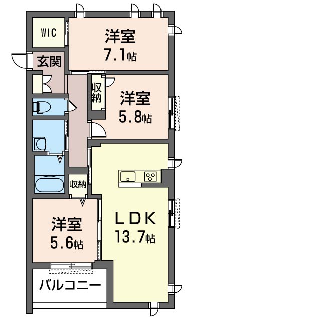 クレア平台　Ｂ 201号-16
