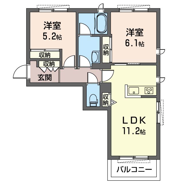 グランリヴァージュ 201号-5