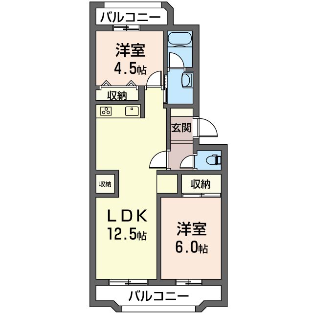 大倉山マリンコート 401号-2