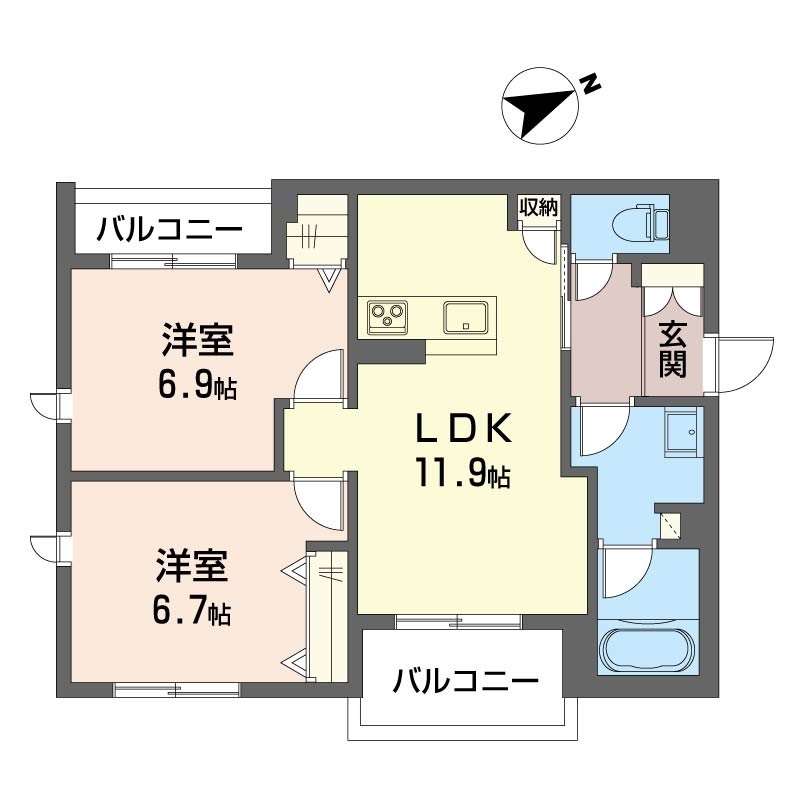 キャトル　セゾン 201号-16