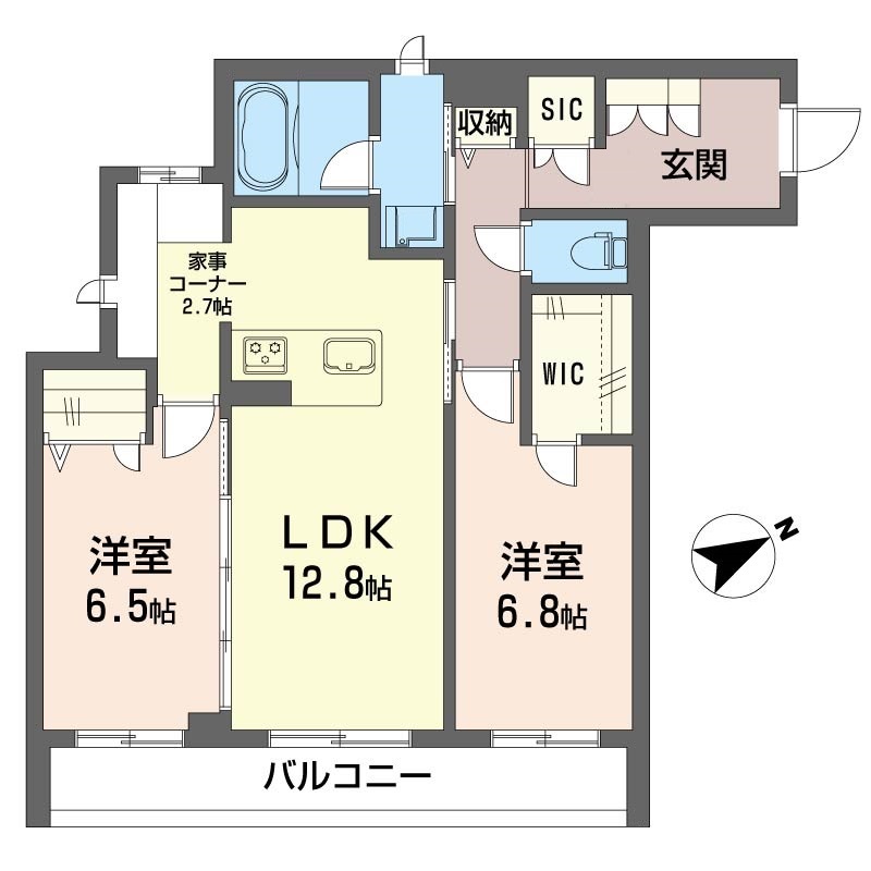 ベルパイネ大倉山Ⅱ 203号-4