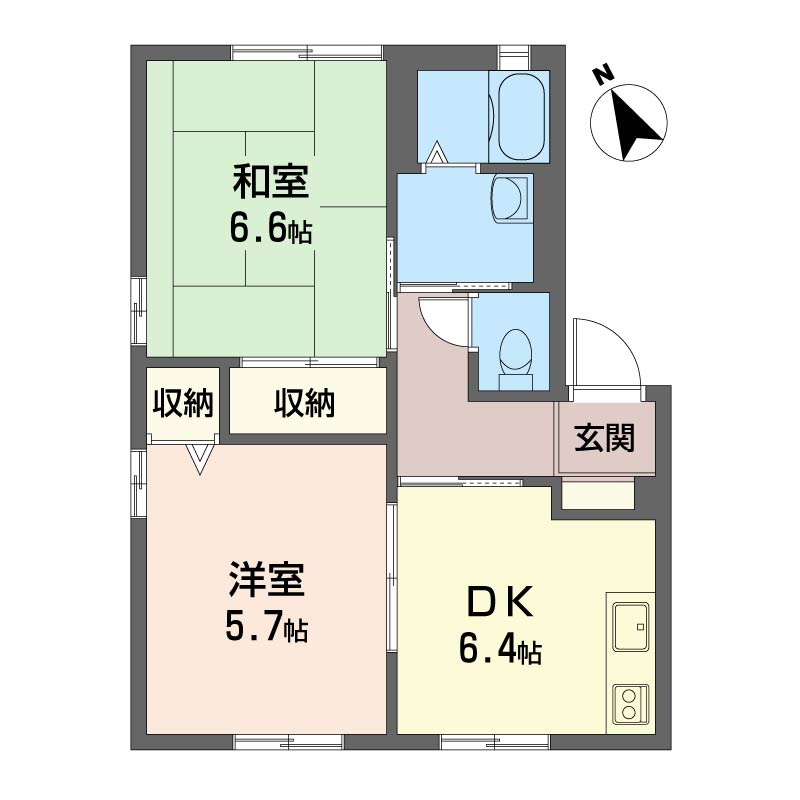 フロレゾン北村Ⅳ101-2