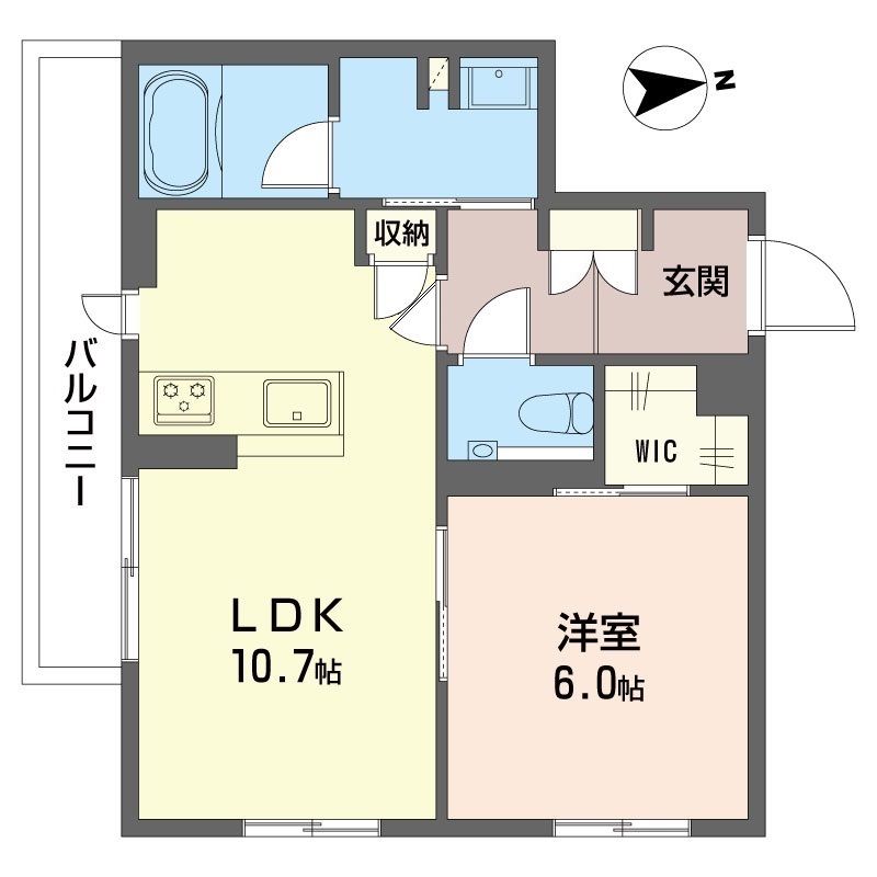 ヒルクレスト富士塚 101号-15