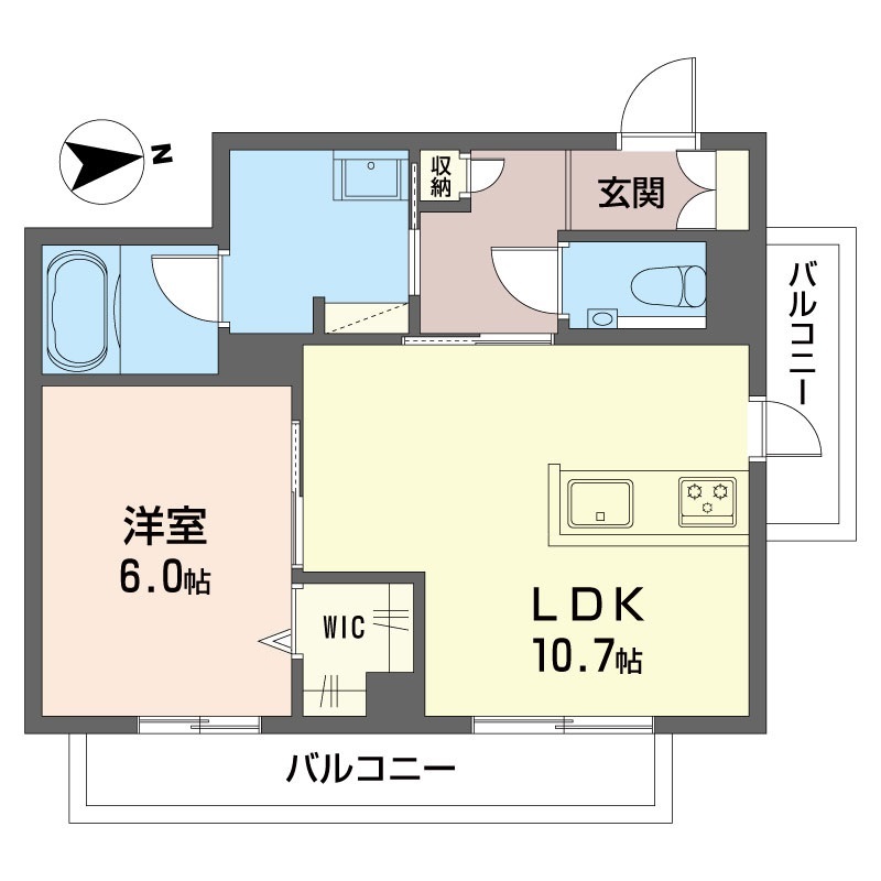 ヒルクレスト富士塚 102号-15