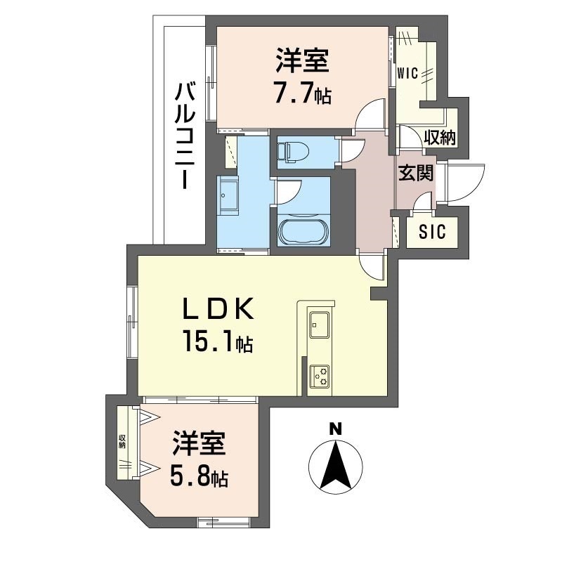 シャーメゾン横浜鶴見Ⅱ 203号-15