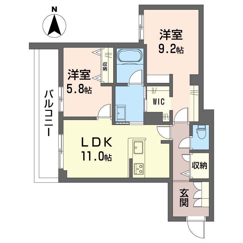 シャーメゾン横浜鶴見Ⅱ205-2