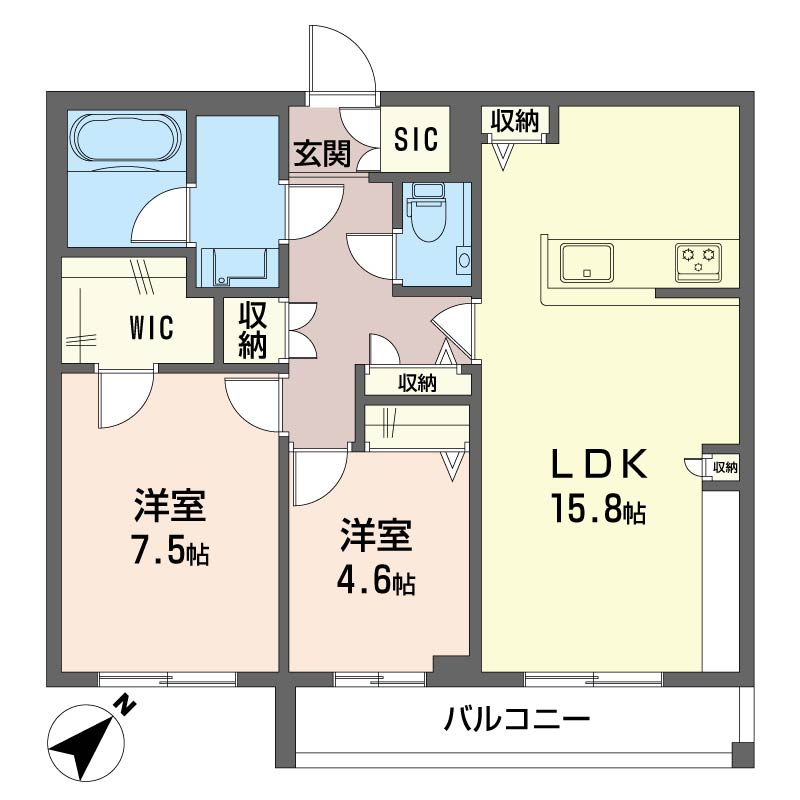 アジュールモア長津田 206号-13