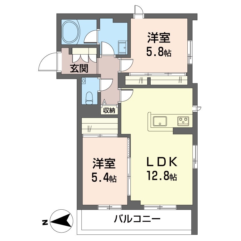 ホクレアセンター北 201号-14