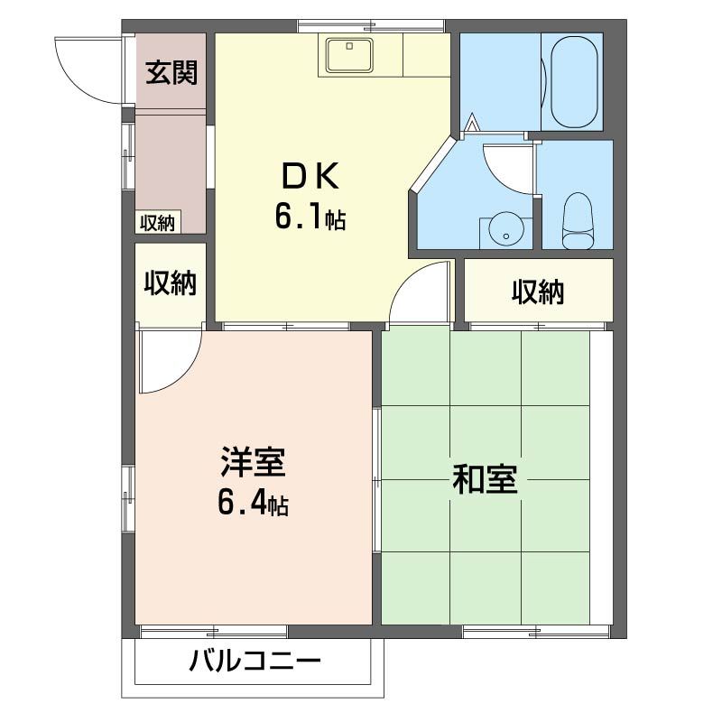 シャトー白根Ｅ 201号-14