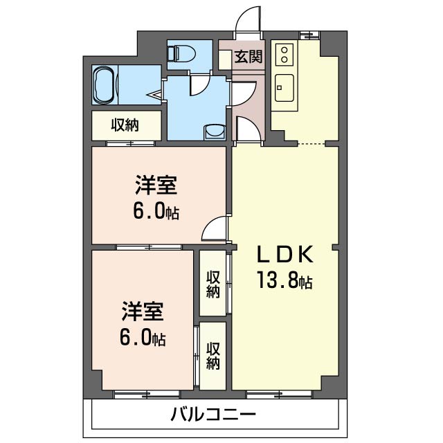アベニューすみれが丘 203号-13