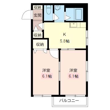 ディア・コート 202号-2