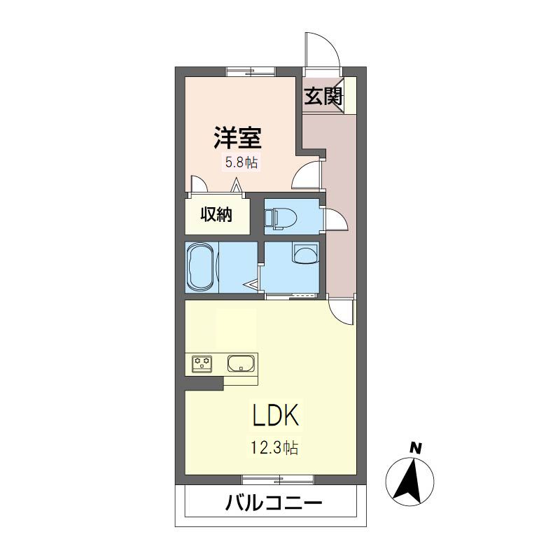 ミリア花の木ＷＥＳＴ 102号-2