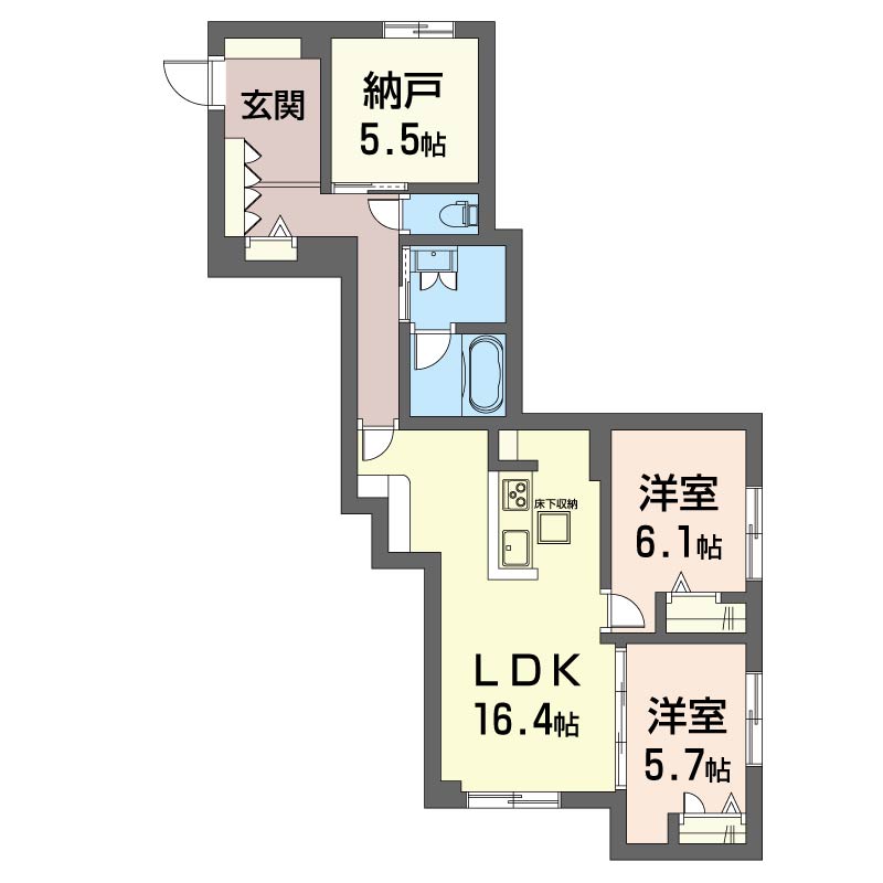 アコルデ弥勒寺102-2