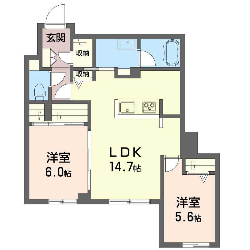 アコルデ弥勒寺 101号-15