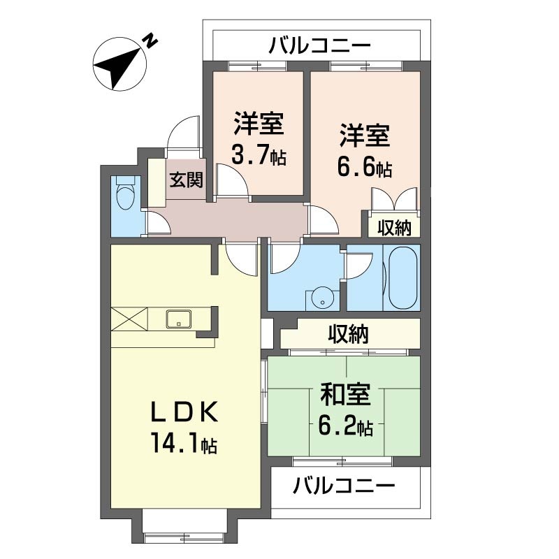 鷺沼ショウエイプラザ303-2