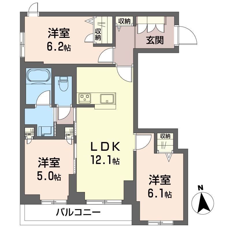 グレース　二子 302号-13
