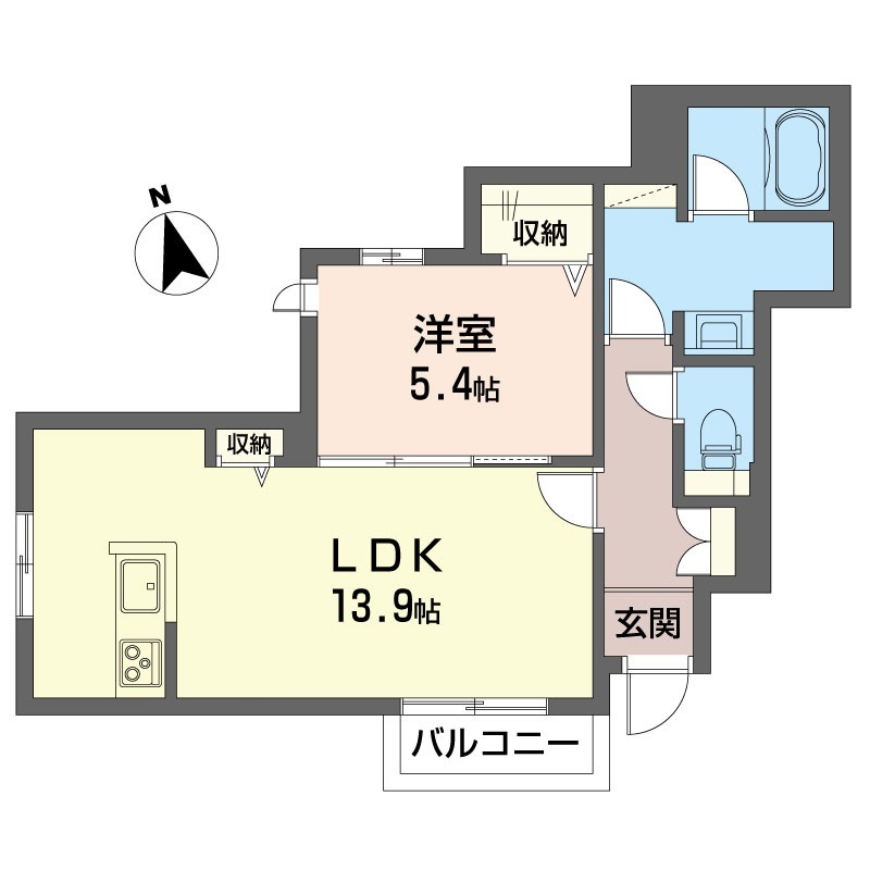 ポポロ禄番館 101号-4