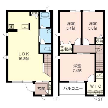 メゾンソレイユA館 101号-16