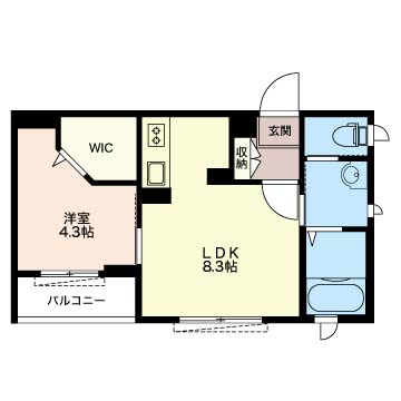 Ｇｕｔｅ中川 301号-11