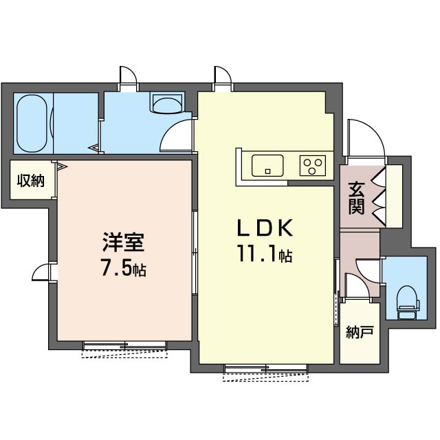 アネーロ　Ⅰ番館 101号-16