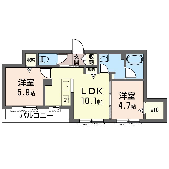 ラ・ヴィエルジュ Ⅰ 302号-15