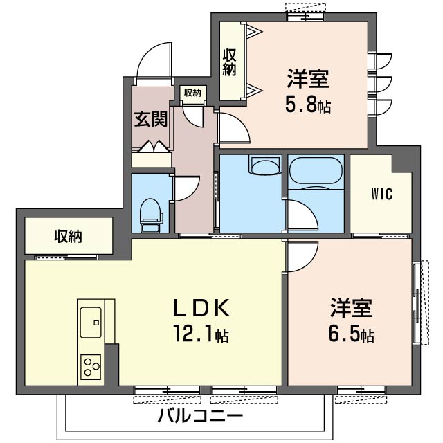 ヴァンベール Ⅱ 201号-4