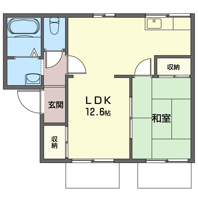 グリーンハイツ城山Ｂ棟 202号-16