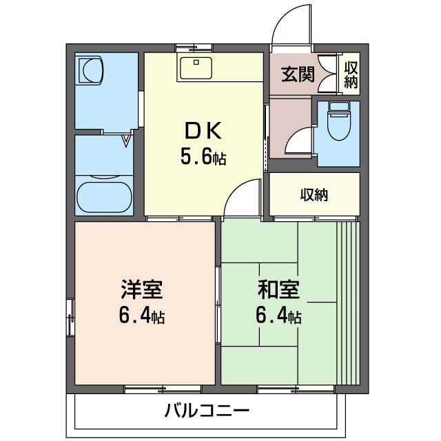 サンハイツ港南 202号-2