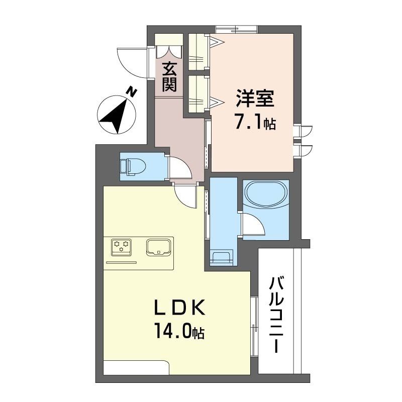 レガーメ新杉田 301号-1