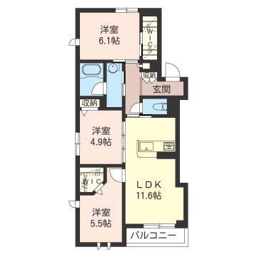 カーサミモザ301-2