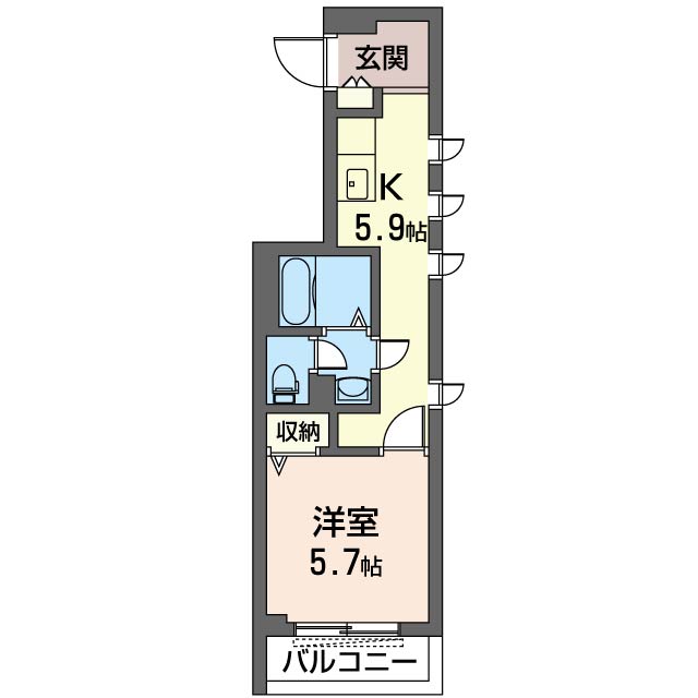 グリシ－ナ幸町301-2