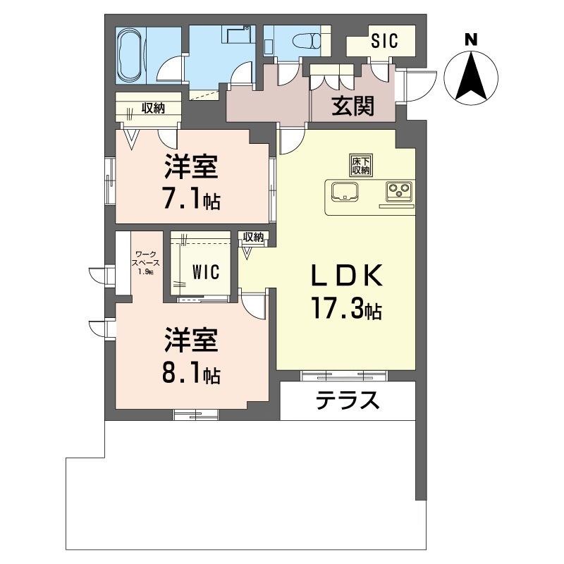 ノヴェルデ押堀 102号-16