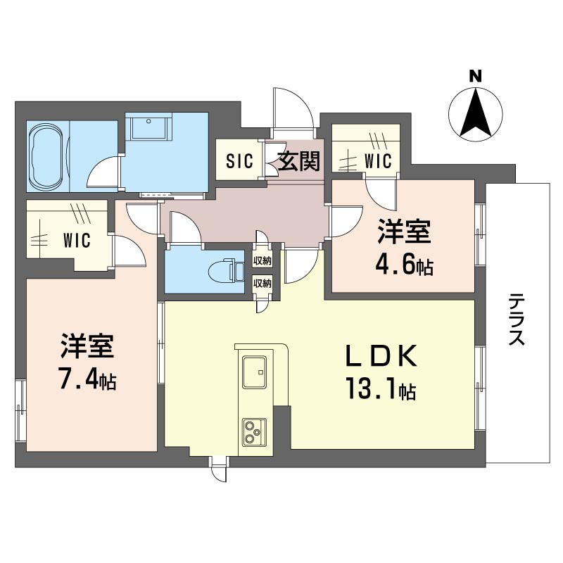 仮）厚木市妻田南２丁目シャーメゾンＡ棟101-2