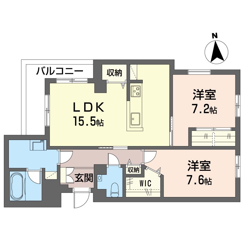フォンテーヌ　ベレオ 305号-15
