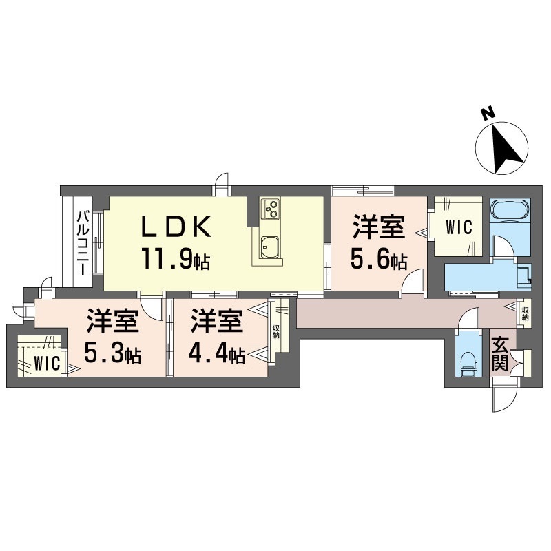 シャンテ　ユーⅠ 202号-13