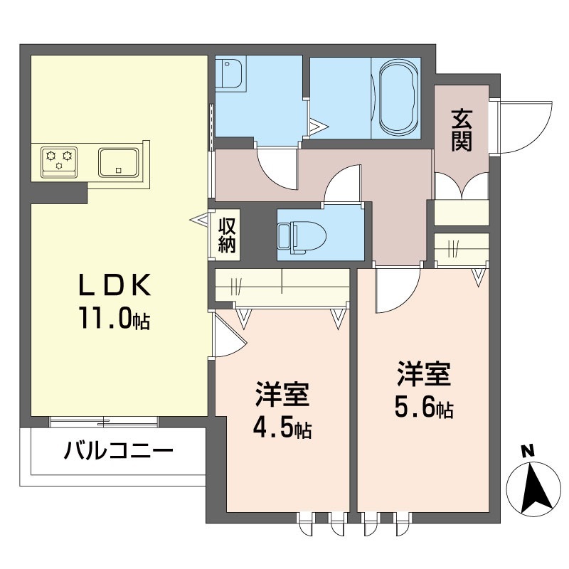 ボヌール 201号-9