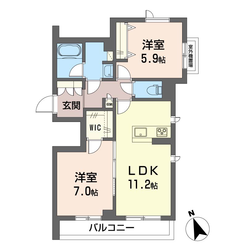 シャーメゾングランデ茅ヶ崎 301号-16