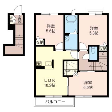 メゾン・ド・ヴェールⅠ 202号-16