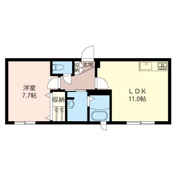 メゾン・ド・ヴェールⅡ102-2