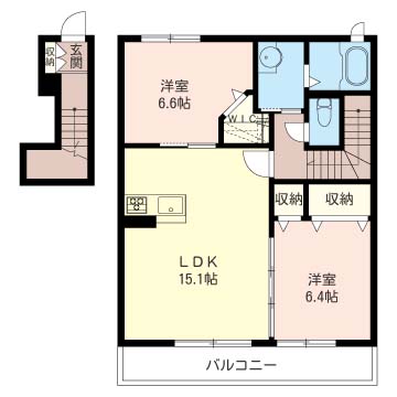 第Ⅱムツミハイツ 202号-16