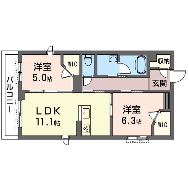 ルナージュ参番館201-2
