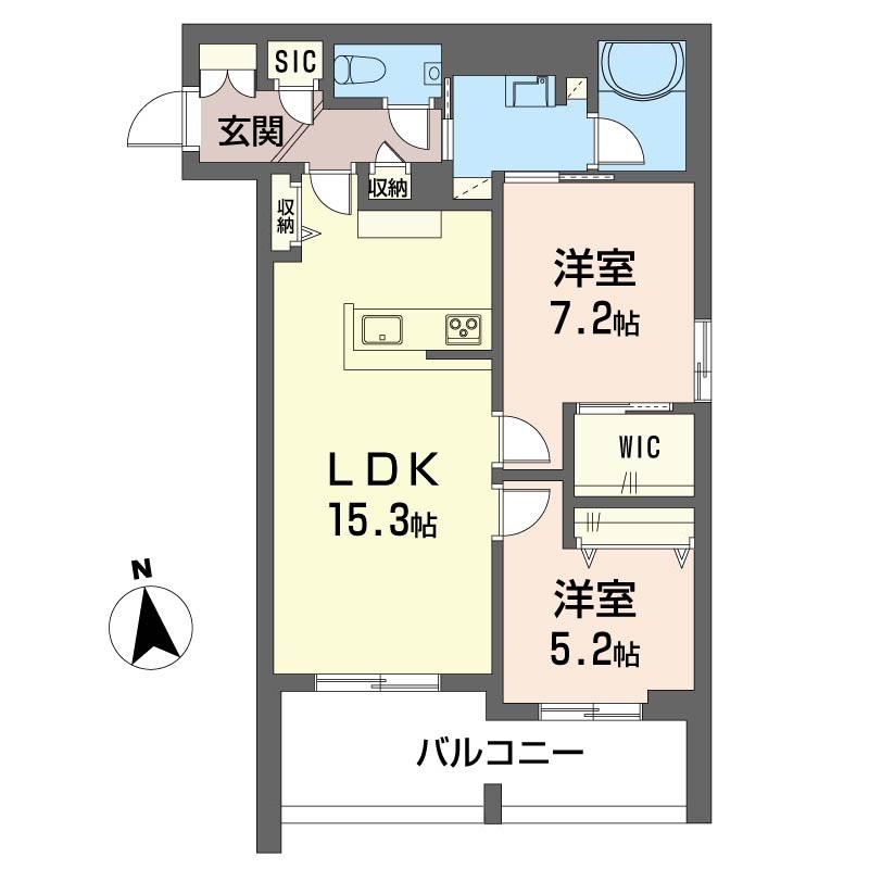 ゼフィールメゾンプレミア緑園305-2