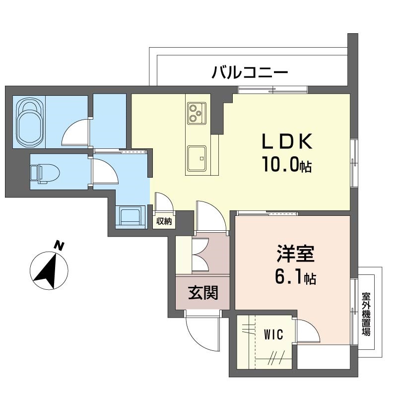 ヴイスタ　ルミノーザ　ウェスト201-2
