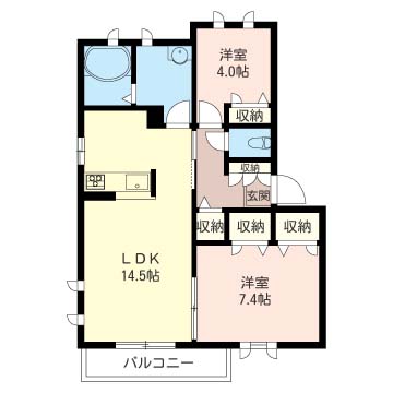 クローバーテラスB 202号-16