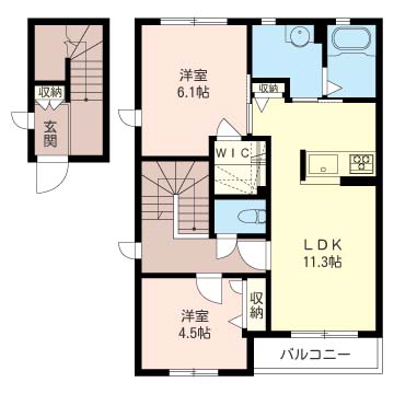 フェリーチェガーデンＢ201-2