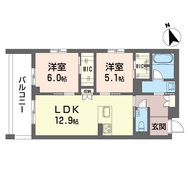 コン・フィオーレ 201号-15