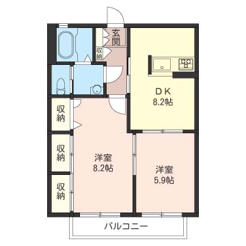 クレールサクラ 202号-16