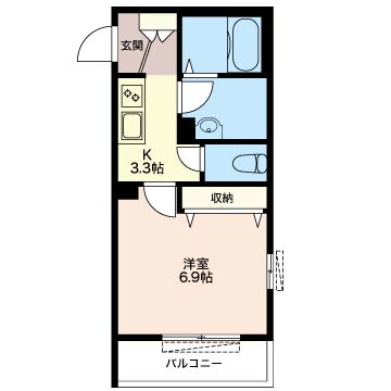 サンライズ　Ｋ　川崎 203号-15