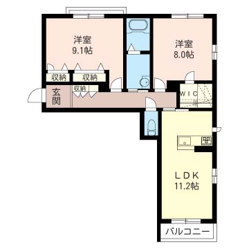 シャーメゾン・スクエア・ガーデン　Ⅱ201-2
