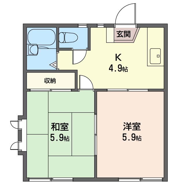 ハイツ・フレグランス 201号-6